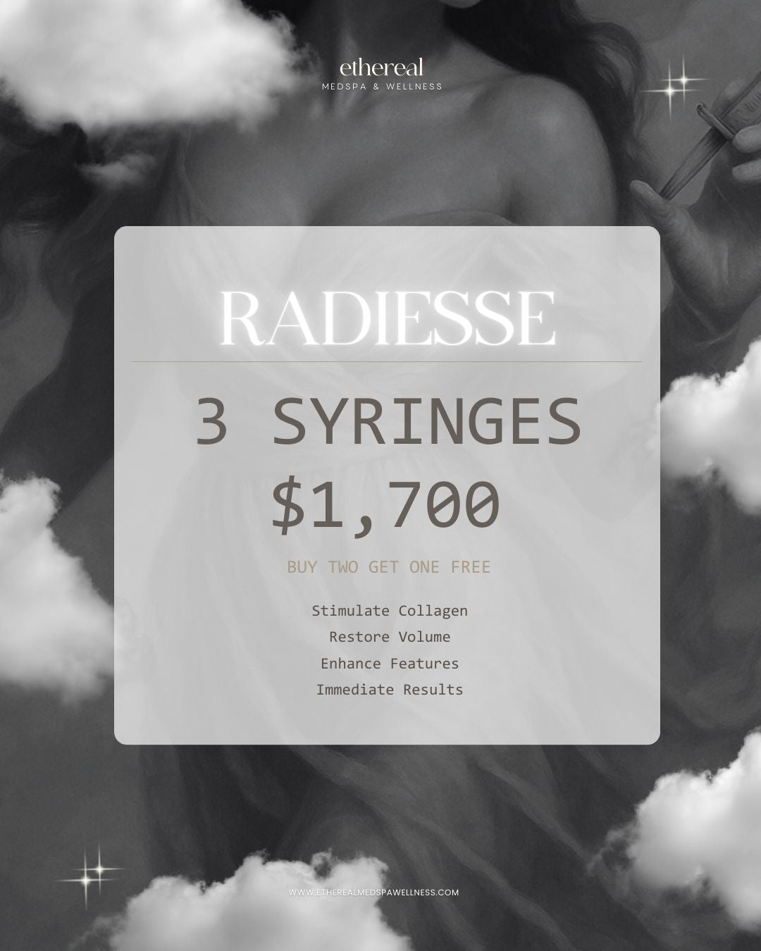 Facial Balancing: Radiesse (3 Syringes - Buy 2 Get 1 Free)